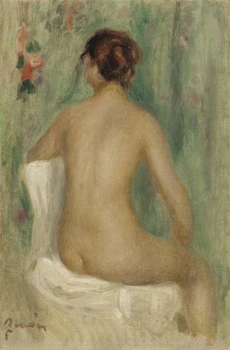 Seated Nude Seeing From The Back 1895 Ocean S Bridge Oil Paintings