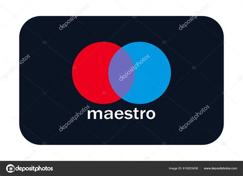 Maestro Logotype White Background Mastercard Inc Logo International