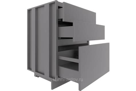 Модуль с 3 выдвижными ящиками купить в Москве | интернет-магазин Теплоника