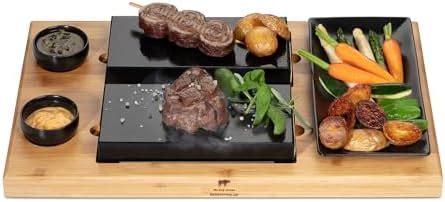 Amazon De Heisser Stein Grill Steinplatte Beefstone Modell Due Hot Stone Steak Maker