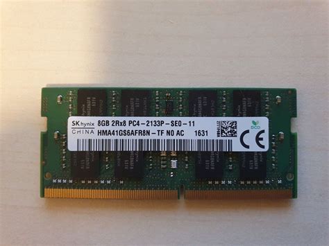 8GB Hynix SO-DIMM DDR4 2133MHz PC4-17000 | HMA41GS6AFR8N-TF | Kaufen ...
