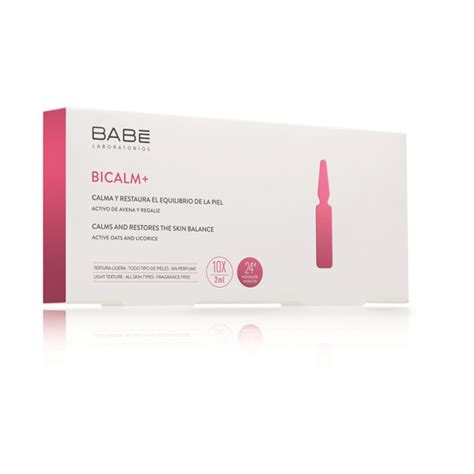BABE BICALM raminamojo koncentruoto veido serumo ampulės ml x vnt Gintarinė vaistinė