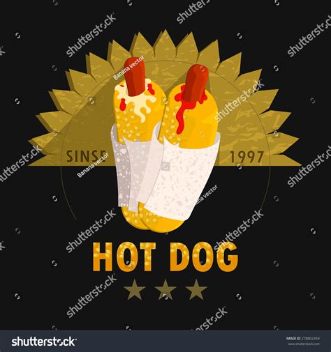 Fast Food Restaurant Poster Menu Beaf Stock Vector Royalty Free