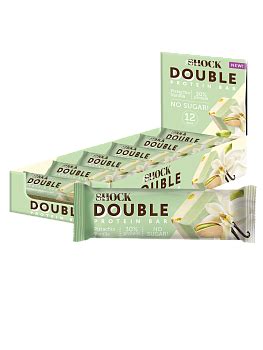 Протеиновый батончик FitnesShock Double bar Фисташка - Ваниль | отзывы