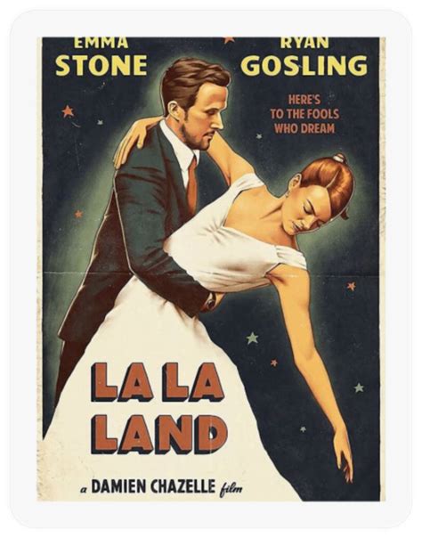 La La Land Movie Poster Poster Stickers sold by Tensley308 | SKU ...