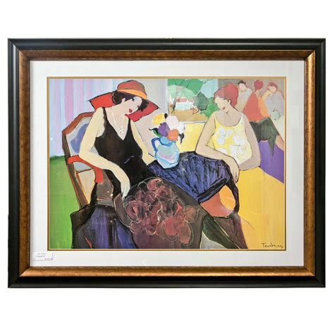 Itzchak Tarkay Colored Serigraph At 1stdibs Itzchak Tarkay Serigraph