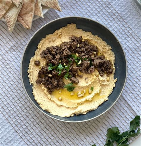 Hummus With Ground Beef Matters Of The Belly