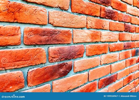 Weathered Red Brick Wall As Background Stock Image Image Of Grunge