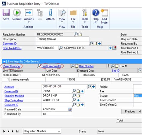 mdgp   feature   day project accounting  requisitions