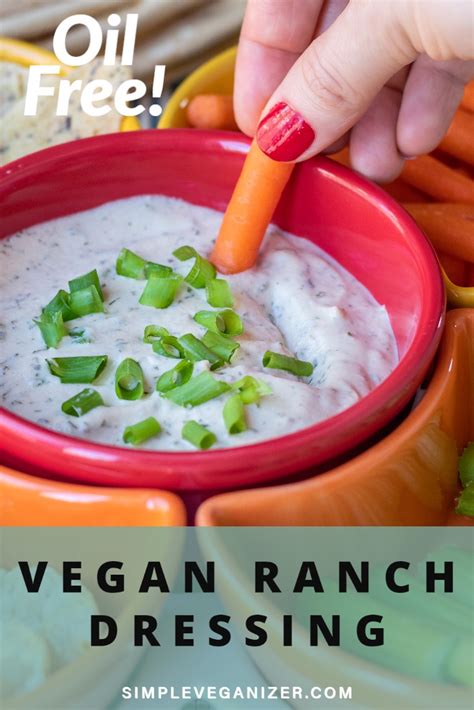 Vegan Ranch Dressing Recipe Simple Veganizer