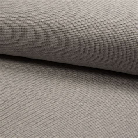 Jersey di Cotone Nido d'Ape, Grigio Melange