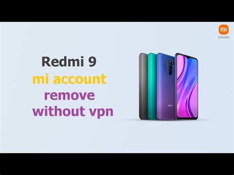 Redmi 9 Mi Account Remove Free Tool YouTube