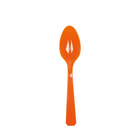 20 Spoons Orange Peel Plastic 147 Cm Amscan Europe