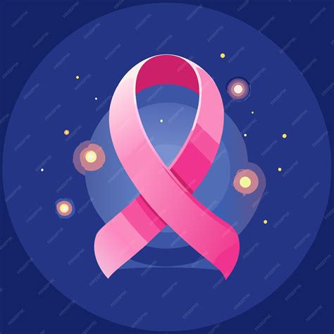 Pink Ribbon Illustration Of Breast Cancer Awareness Premium Ai Generated Vector