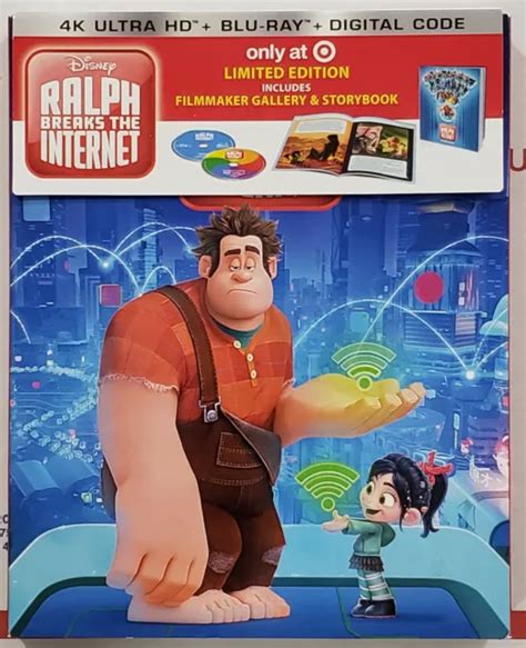 Ralph Breaks The Internet 4k Ultra Hd Blu Ray Disc Only Target Limited Edition Eur 916