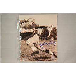 Yale Lary Autograph Photo **Detroit Lions** Hall of Fame Inductee Class ...