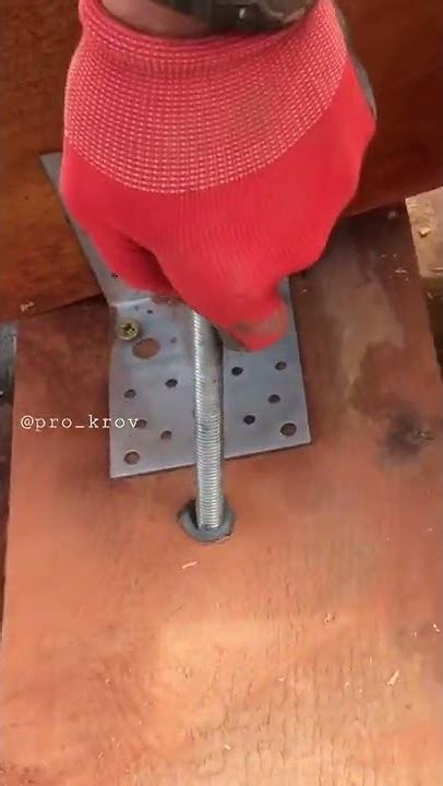Крепление мауэрлата при помощи хим анкера HILTI (Mauerlat fastening ...