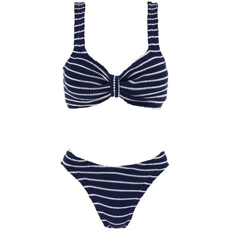 Hunza G Swim Hunza G Striped Bonnie Bikini Set Poshmark