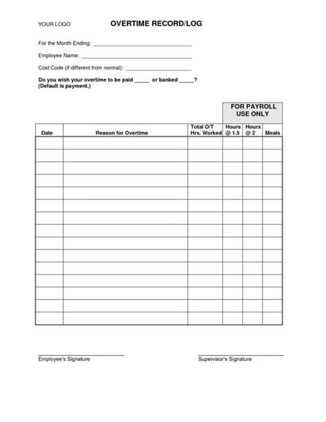 Overtime Spreadsheet throughout Overtime Overtime Spreadsheet Template ...