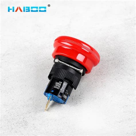 Haboo Mm Emergency Stop Button Switch Mushroom Emergency Stop Switch