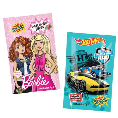 BARBIE HOT WHEELS PATLAYAN ŞEKER 2 7 G