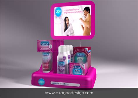 Display Thermoforming Durex Exagon Design Studio