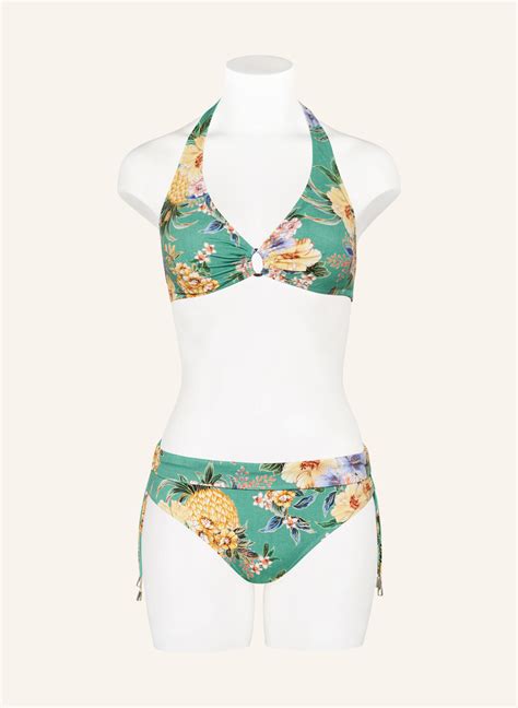 Lidea Neckholder Bikini Top PINEAPPLE SEA in grün gelb