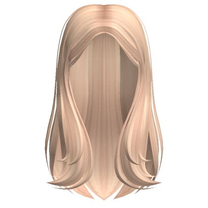 Soft Long Straight Hair Blonde Roblox