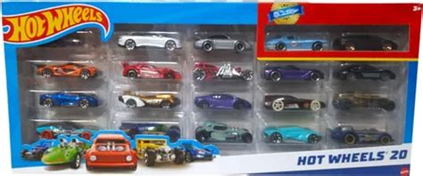 Autos Hot Wheels Caja Pack X20 Autos Original Mattel