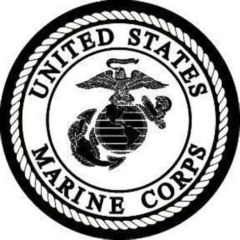 Download High Quality us marines logo black Transparent PNG Images ...