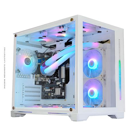 Gabinete Gamer K Mex Space X White Micro ATX Techno Space