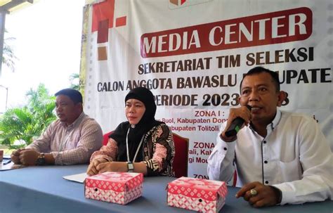 Seleksi Calon Anggota Bawaslu Di Sulteng Timsel Perpanjang Masa