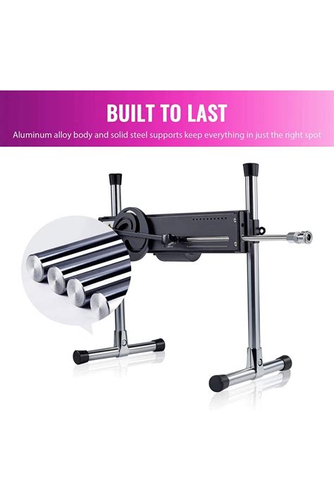 Automatic Sex Machine Adjustable Speed Dual Penetration Capable Vaginal Anal Penile Massage Gun