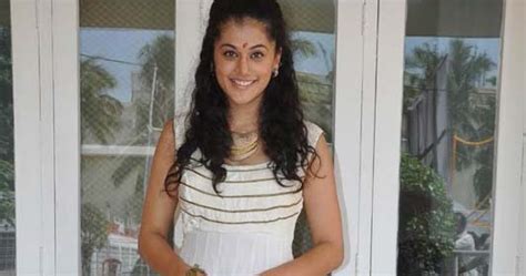 Actress Tapsee Pannu Latest Stills In White Dress Huge Granny Boobs Porn
