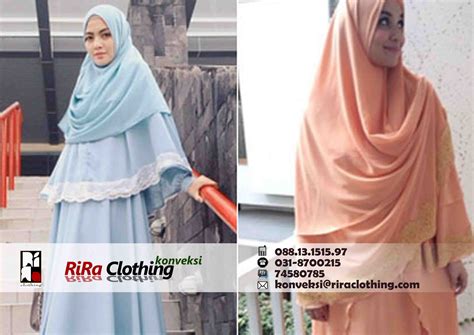 Konveksi Baju Muslim Khimar Rira Clothing Konveksi
