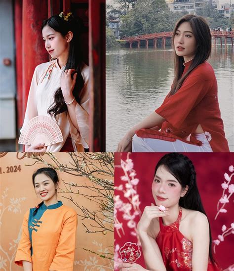 Thu Hoài cùng dàn hot girl bóng chuyền mặc áo dài xinh tươi đốn tim nhiều fan