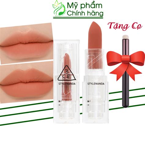 Son Thỏi Lì CE Soft Matte Lipstick g KIND LOVE Màu Cam Nude Tây Vỏ Trong Suốt Lên Màu