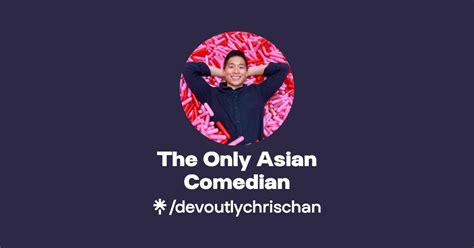 The Only Asian Comedian Instagram TikTok Linktree