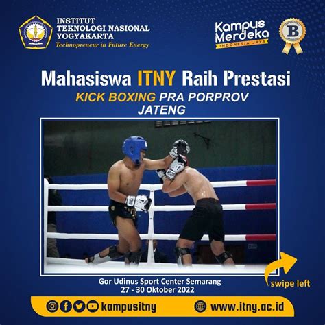 Mahasiswa Itny Raih Perunggu Di Kick Boxing Pra Porprov Jateng