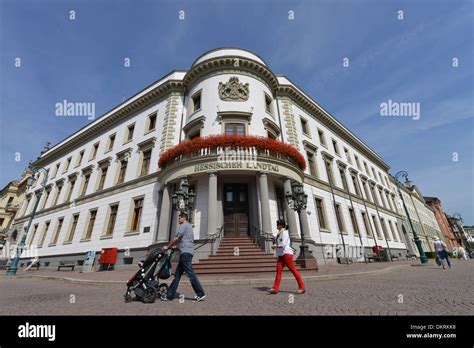 Hessischer Landtag Schlossplatz Wiesbaden Hessen Deutschland Stock