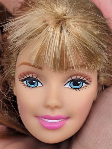 VTG OG Pretty Blonde Barbie Doll Head Replacement