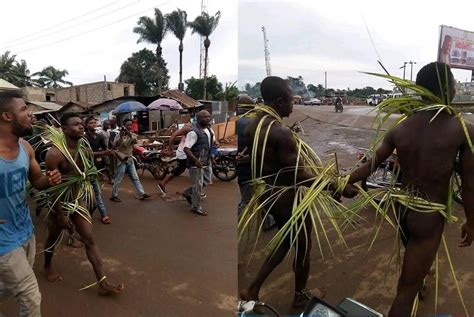 Two Homosexuals Caught Having Sex Stripped Naked And Paraded Round Town In Nigeria DNB Stories
