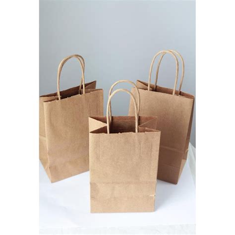 Jual Paper Bag Coklat Polos Besar A X X Cm Paper Bag Souvenir