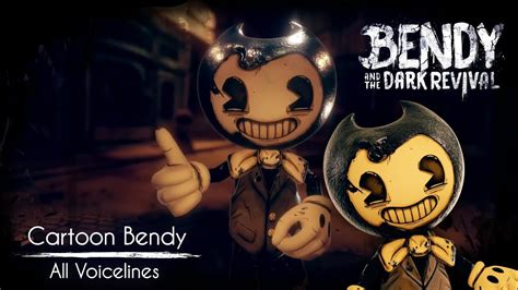 Cartoon Bendy All Voicelines Bendy And The Dark Revival Youtube