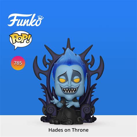 Фигурка Funko POP Deluxe Villains Hades on Throne Фанко ПОП по