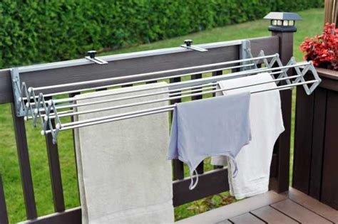 Сушилка для белья на балкон: варианты обустройства и красивого ...