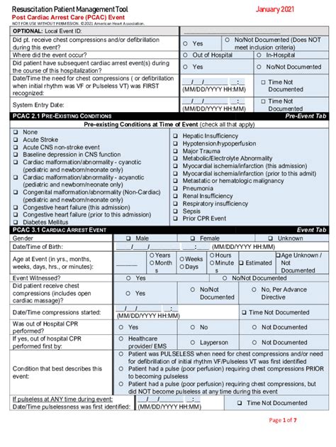 Fillable Online Part 10 Special Circumstances Of Resuscitation AHA