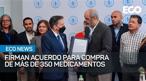 Pdte Cortizo Firma Documento Para Compra De Medicamentos EcoNews