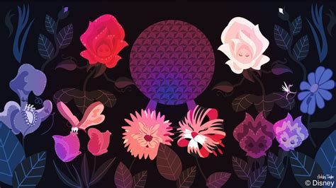 Disney Doodle: ‘Alice In Wonderland’ Flowers Enjoy The Epcot ...