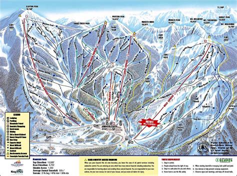 Brighton Ski Resort Map Map Worksheets